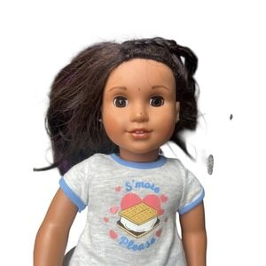 American Girl Doll Luciana Vega GOTY Brown Purple Hair Brown Eyes Modern Outfit
